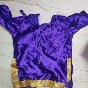 Purple Punjabi Dance Kurta